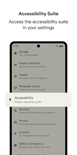 Спеціальні можливості Android screenshot 1