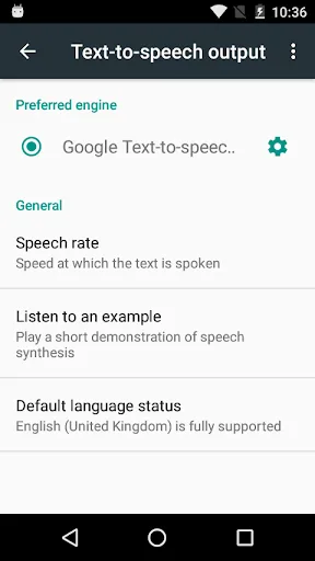Speech Recognition & Synthesis screenshot 1