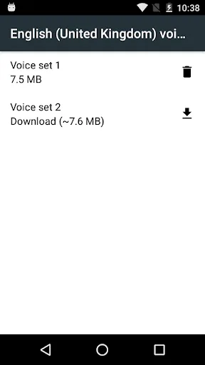 Speech Recognition & Synthesis screenshot 4