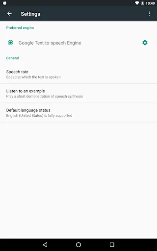 Speech Recognition & Synthesis screenshot 5
