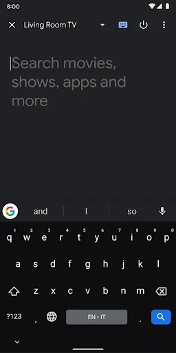 Сервіс пульта Android TV screenshot 3