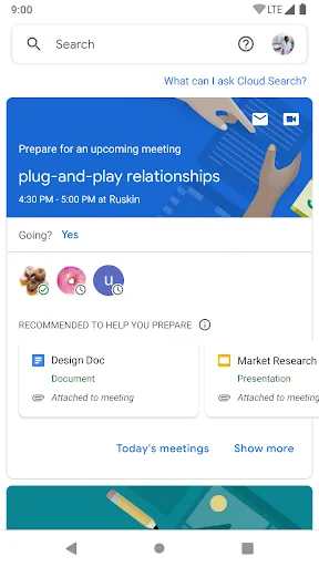 Google Cloud Search screenshot 1