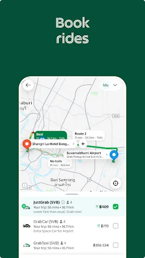 Grab - Taxi & Food Delivery screenshot 3