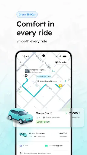 Green SM: Di chuyển thuần điện screenshot 4