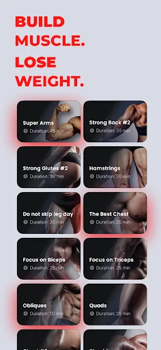 Entrenamiento Gym - GYMDONE screenshot 1