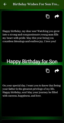 Happy Birthday for Son screenshot 3