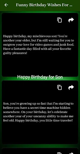 Happy Birthday for Son screenshot 5
