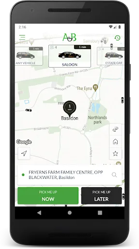 A&B Taxis Basildon screenshot 3