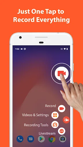 Запис екрану - AZ Recorder screenshot 1