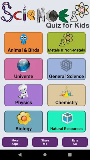 Science Quiz for kids screenshot 1