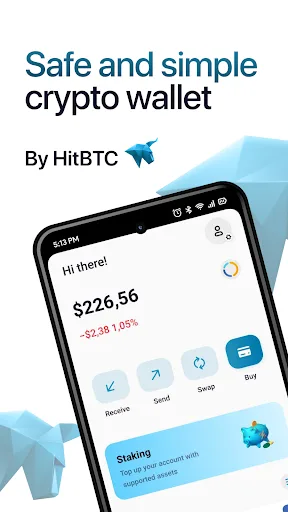 HitBTC wallet: Cartera Bitcoin screenshot 1