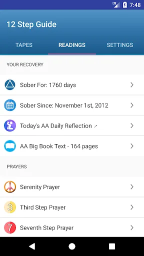 12 Step Guide - AA screenshot 2