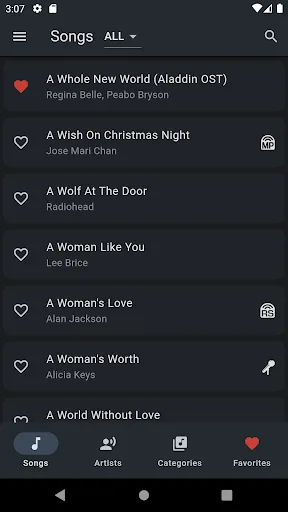 TJ Karaoke Songbook screenshot 1