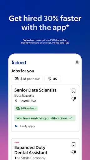 Indeed Робота screenshot 1