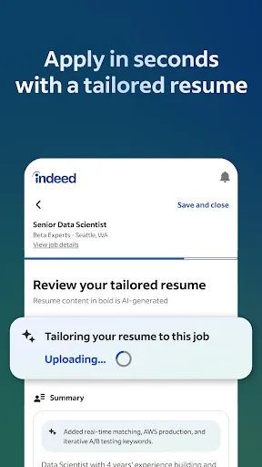 Indeed Робота screenshot 5