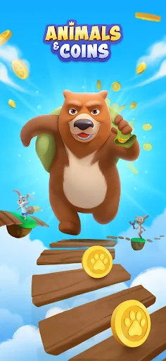 Animals & Coins: Animal Run screenshot 1