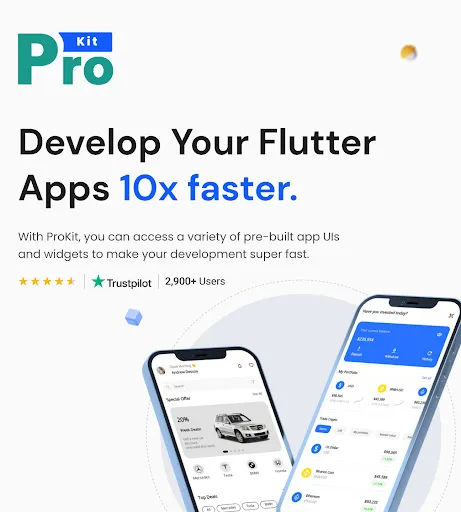 ProKit Biggest Flutter UI Kit screenshot 1