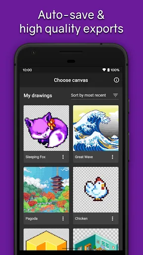 Pixel Brush: Pixel Art Drawing screenshot 3