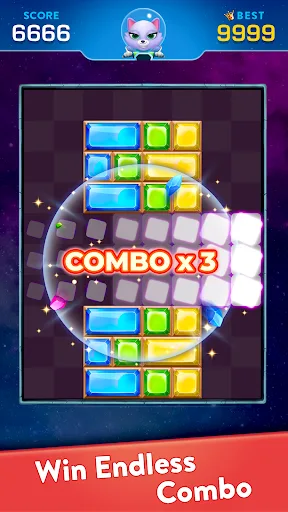 Jewel Drop Slide Block Puzzle screenshot 3