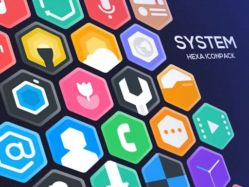 Hexa Icon Pack : Hexagonal screenshot 2