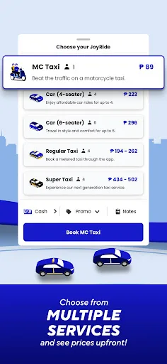 JoyRide: Book Moto Taxi & Car screenshot 2