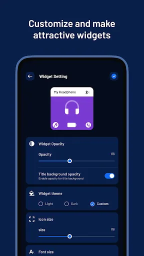 Bluetooth Device Widget Maker screenshot 4