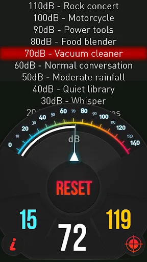 Medidor de sonido HQ PRO screenshot 2