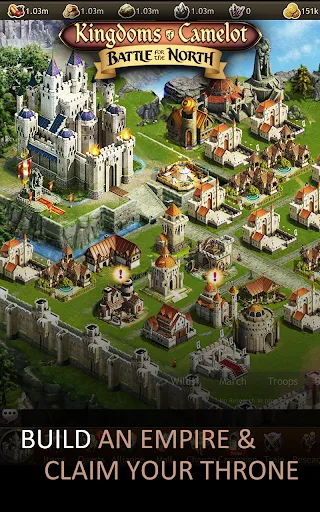 Kingdoms of Camelot: Battle screenshot 1