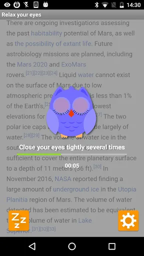 Cuidado de ojos -modo nocturno screenshot 5