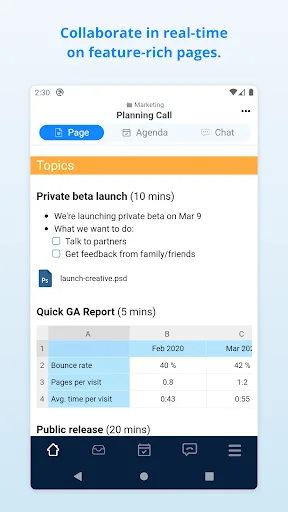 Samepage: Team Collaboration screenshot 1