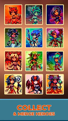 Idle Pixel Heroes: Idle Merger screenshot 5