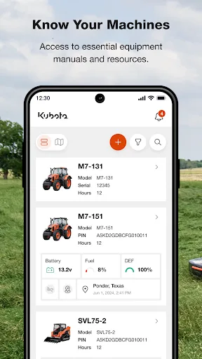 My Kubota screenshot 1