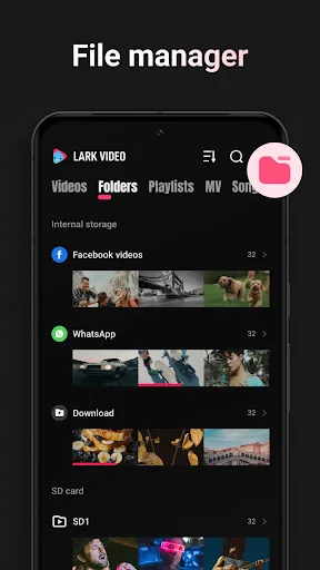 Lark Video Reproductor screenshot 2