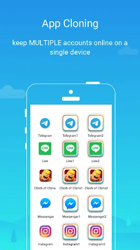 Parallel Space - app cloning screenshot 1