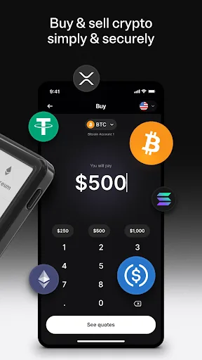 App cripto Ledger Wallet™ screenshot 3