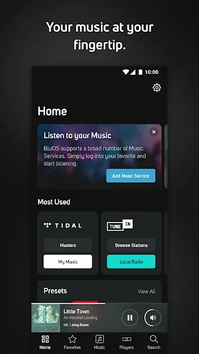 BluOS Controller screenshot 2