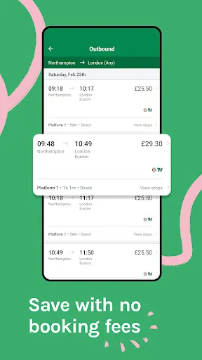 LNR: Train Tickets & Times screenshot 2