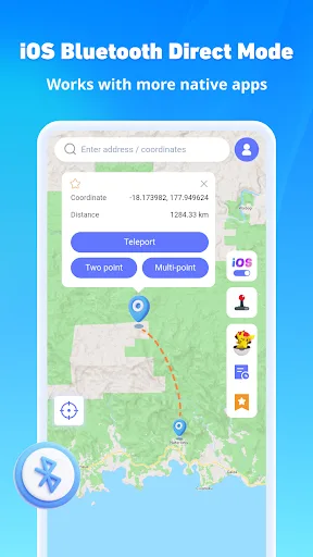 FonesGo: GPS Faker, Joystick screenshot 2