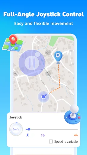 FonesGo: GPS Faker, Joystick screenshot 3