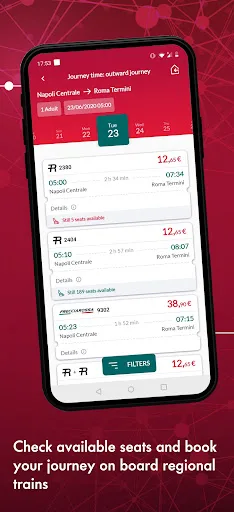 Trenitalia, orari, biglietti screenshot 3