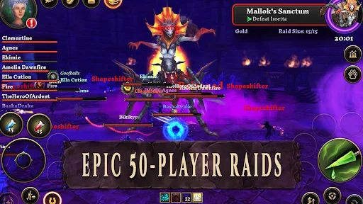 Villagers & Heroes - MMORPG screenshot 1