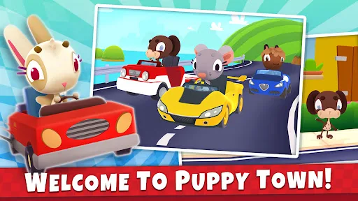Puppy Cars - Juegos para Niños screenshot 1