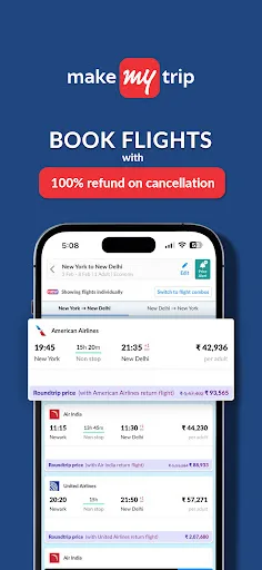 MakeMyTrip: Hotel, Flight, Bus screenshot 5