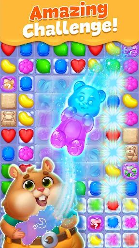 Pet Candy Puzzle - Partido 3 screenshot 2