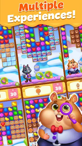 Pet Candy Puzzle - Partido 3 screenshot 5