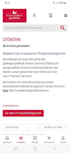 Hohenzollern Apotheke screenshot 2