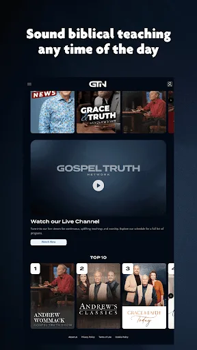 Gospel Truth Network screenshot 2