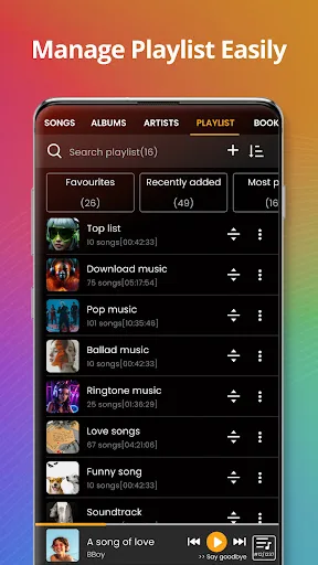 Музичний програвач screenshot 2
