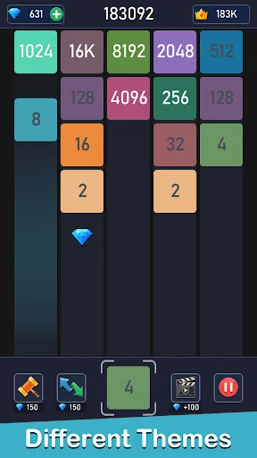 2048 Merge-Number Games screenshot 3