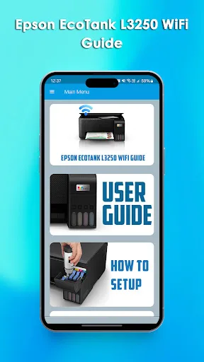 Epson EcoTank L3250 WiFi Guide screenshot 1